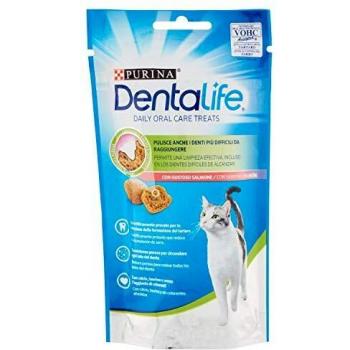 Purina DENTALIFE Cat SALMÓN 8X40 GR, Negro, Estandar