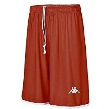 Kappa Opi Basket Short de Baloncesto, Hombre, Rojo, XL