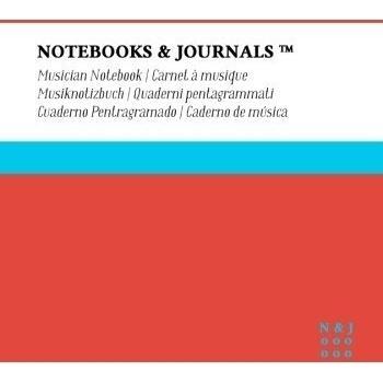 Cuaderno de Música Notebooks & Journals, Extra Large, Coral, Tapa Blanda: