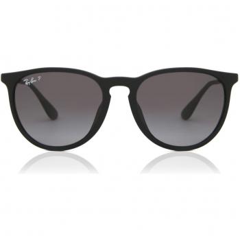 Ray-Ban RB4171F Erika Asian Fit Polarized 622/T3 Women’s Sunglasses Black Size 54