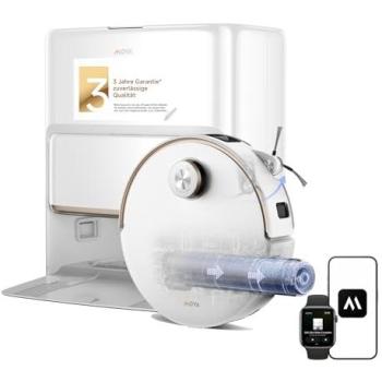 Robot Aspirador y Fregasuelos Mova Z60 Ultra Roller Complete con Autovaciado, Navegación Láser, 28.000 Pa, IA y Secado Automático de Mopas