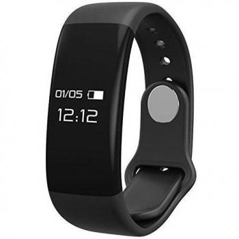 toplola Bluetooth 4.0 IP65 impermeable OLED Pantalla táctil Monitor de frecuencia cardiaca pulsera para Android y iPhone Sistema