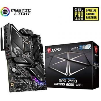 MSI MPG Z490 GAMING EDGE WIFI Motherboard ATX - Supports Intel Core 10th Gen Processors, LGA 1200, Memory Boost