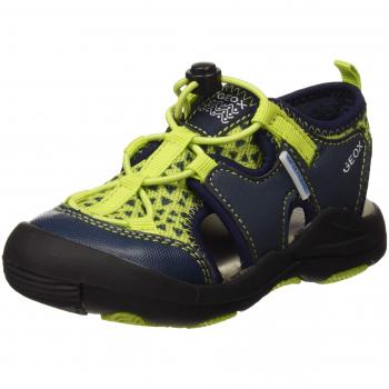 Geox JR Sandal Kyle B, Sandalias Punta Cerrada Niños, Verde