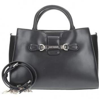 Guess Black Polyethylene Shoulder Bag with Adjustable Strap and Multiple Compartments, ONE SIZE, Female