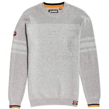 Superdry Jersey Embossed NU Logo Gris para Hombre 2XL Gris
