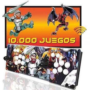 Unicview Pandora Box 3D WiFi 3580 Juegos, Capacidad de Instalar hasta 10000 Juegos, Version 2022, Retro Consola Maquina recreativa Arcade, Joysticks Arcade, Mame,Neogeo, MD, Dreamcast, PSone, PSP