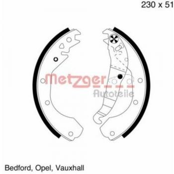 Juego de zapatas de freno traseras METZGER MG 418 para Opel Combo, Kadett, Manta y Rekord