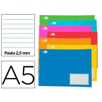 Libreta Liderpapel Smart A5 Apaisada 32h 60g/m2 Pauta 2,5 mm con Margen