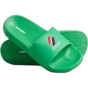 Chanclas Superdry Código Esencial Verde Brillante EU 36-37