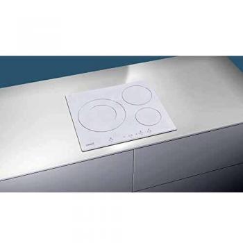 Cata Placa de Inducción, Modelo IB 6030 WH, 3 Zonas de Cocción, 9 Niveles de Potencia, Ancho de 59 cm, Color Blanco