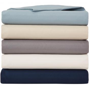 AmazonBasics FTD, Sábanas Ajustables, 100 x 200 x 30 cm, Crema