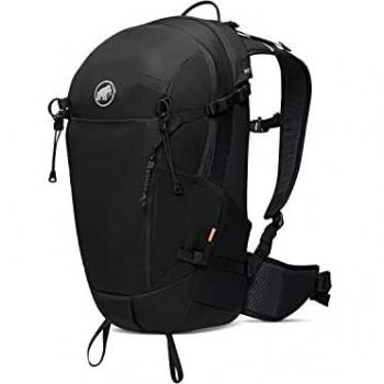 Mochila de montaña Mammut Lithium 25 L - Color negro, capacidad de 25 litros, diseño ergonómico, sistema de ventilación en la espalda, múltiples compartimentos y bolsillos, compatible con sistemas de hidratación