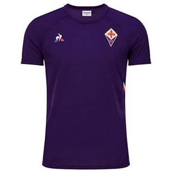 Le Coq Sportif Fiorentina Training tee SS M Cyber Grape Camiseta, Hombre, XS