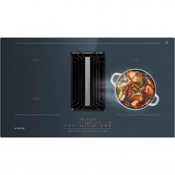 Klarstein AirJet 90 Placa de Inducción con Extractor 10000 W 750 m³/h Boost