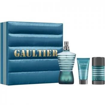 Jean Paul Gaultier Le Male Gift Set for Men with 125ml Eau de Toilette, 50ml After Shave Balm, and 75g Deodorant Stick