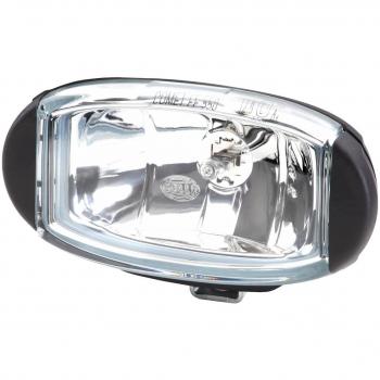 Juego de faros de carretera HELLA 1FD 010 953-801 - Halógeno, ovalado, lente difusora clara, montaje izquierdo/derecho, kit de 2 unidades