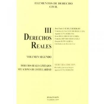 Elementos de Derecho Civil III. Volumen 2º. Derechos reales limitados. Situaciones de cotitularidad: 3