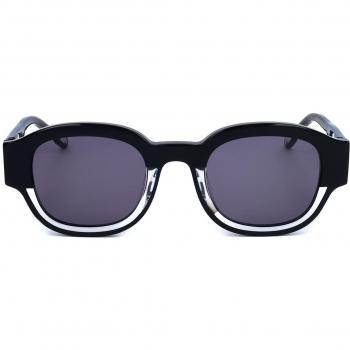 Kartell KL502S 01 Gafas de Sol para Hombre Negras con lentes de 49 mm y diseño moderno
