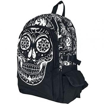 Banned Alternative Collins Mujer Mochila Negro, 60% algodón, 40% poliéster,