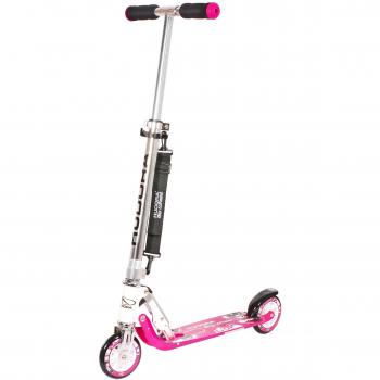 Hudora 69560160 Big Wheel Scooter 125 mm, Kinder Scooter Kinder Roller, Pink, 14742