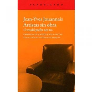 Artistas Sin Obra - Jouannais, Jean-Yves