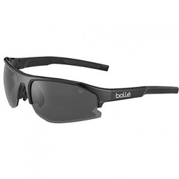 Bollé Bolt 2.0 Unisex Cycling Sunglasses - Size: ONESIZE, Shiny Black TNS Grey, Black Brillante