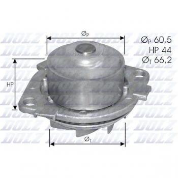 Bomba de agua DOLZ S231 - Bomba de agua para vehículos, compatible con diversas marcas y modelos, fabricada con materiales de alta calidad para garantizar durabilidad y eficiencia en el sistema de refrigeración del motor