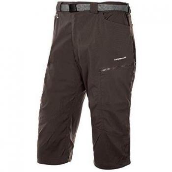 Trangoworld Carabia Pantalón Pirata, Hombre, Kaki, S