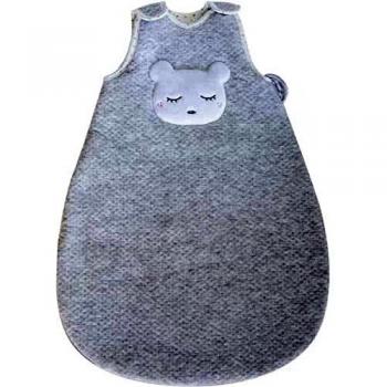 Saco de Dormir para Bebé Domiva CALIN 55 cm - Gris - Lleno de Peso y Calidez