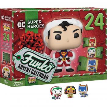 Funko Pocket Pop! DC Super Heroes 24 Day 2023 Advent Calendar - Red
