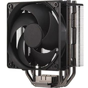 Cooler Master Hyper 212 Black Edition - Silencioso, Elegante y Preciso, 4 Tubos de Calor Contacto Directo Continuo con Aletas, Ventilador Silencio FP120