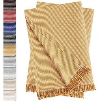Pack de 2 Plaids Multiusos Paul 180x260 cm Caramelo - Fundas para Sofá y Mantas para Cama