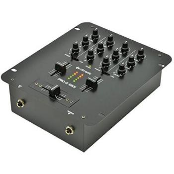 citronic PRO-2b 2 Channel DJ Mixer with 5 Inputs
