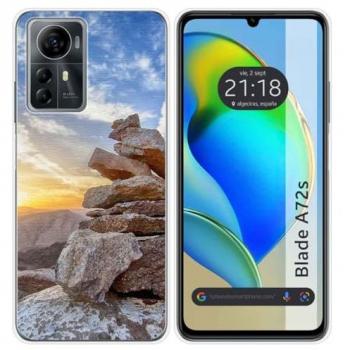 Funda de Silicona para Zte Blade A72s con Diseño Sunset y Dibujos