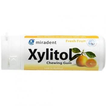 miradent Xylitol Chicle Sabor Frutas Bote 30 Ud X 30 Gr Bote De 30 Unidades X 30 Gramos - 400 g