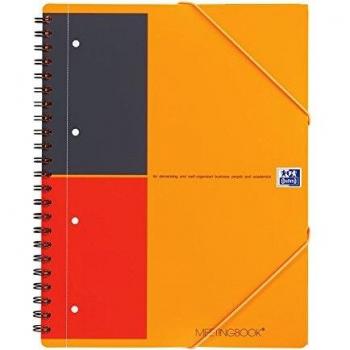 Cuaderno Oxford International Meeting Book A4+ 160 Páginas Ligeras 6mm Perforadas y Desmontables