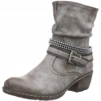 Rieker K1496 - Botas de Material sintético para niña, Color Gris, Talla 35