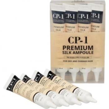 CP-1 Premium Silk Leave-In Treatment - Keratin & Ceramide Repair for Dry, Damaged Hair (4x20ml)