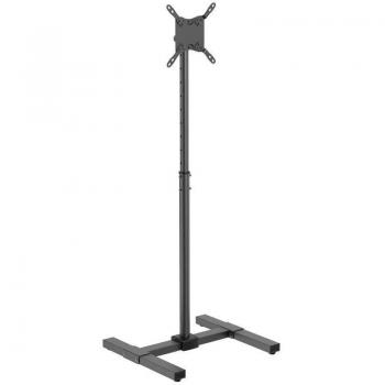 Soporte de suelo inclinable/nivelable/extensible AISENS FT42TE-261 para TV de 13-42 hasta 20kg, acero de alta resistencia, pintura electrostática, VESA máximo 200x200mm,