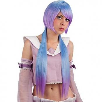 Carnival Toys 2864 – Peluca, extra largo, color azul claro/Lila