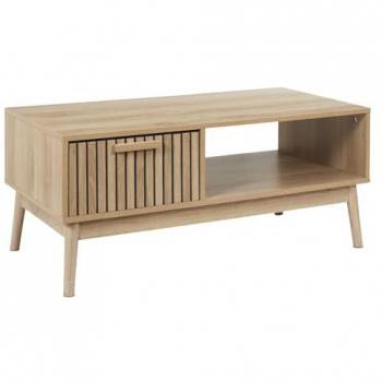 Mesa de Centro Klaus - 106x54x43 cm - Madera de partículas - Color Marrón