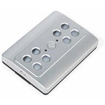 Emuca 5070525 Aplique LED a pilas recargables con sensor de movimiento y luminosidad