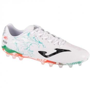 Botas de fútbol Joma Supercopa 2402 blanco turquesa AG, características: diseño en blanco y turquesa, suela artificial, modelo para hombre, talla 43 EU