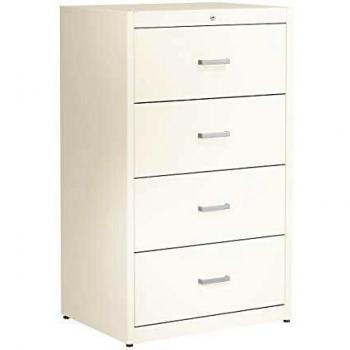 Archivador Colgante Mauser Client Entry Blanco, 4 Cajones, Con Manijas, Suave Cierre, Dimensiones 80x60x135 cm