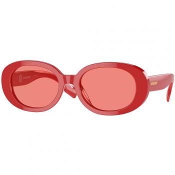 Burberry JB4339 Sunglasses, Color 391984, Women's Round Red