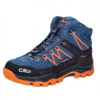 Cmp Botas Senderismo Rigel Mid Wp para niño, color azul, talla 37