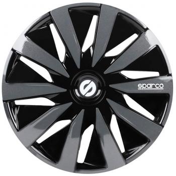 Tapacubos Sparco Lazio Negro/Gris 14