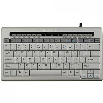 Bakker Elkhuizen S-Board 840 Design Teclado Americano USB, Plata