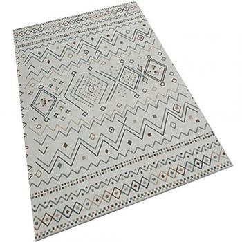 Alfombra de Poliéster Estampada Modelo Tippi Multicolor 160 x 230cm - Diseño Único - Lavable a Máquina - Altura de Pelo 4mm - Impresión Digital
